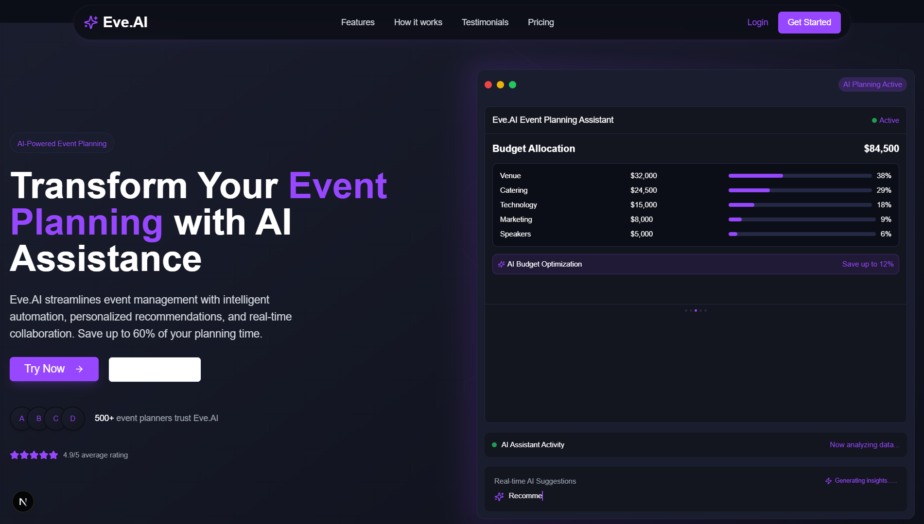eve.ai platform by Abhishek Roy